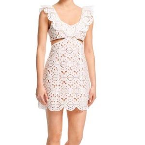 Red Carter Sadelle Lace Dress